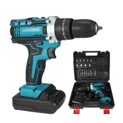 Cordless Drill Rechargeable Electric Screwdriver Household Power Impact Tools