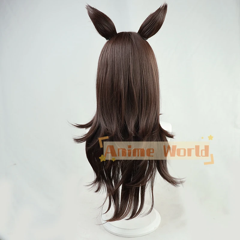 Peruka do cosplay Anime Uma Musume Pretty Derby Rice Shower, odporna na ciepło, syntetyczne włosy, na Halloween, do odgrywania ról