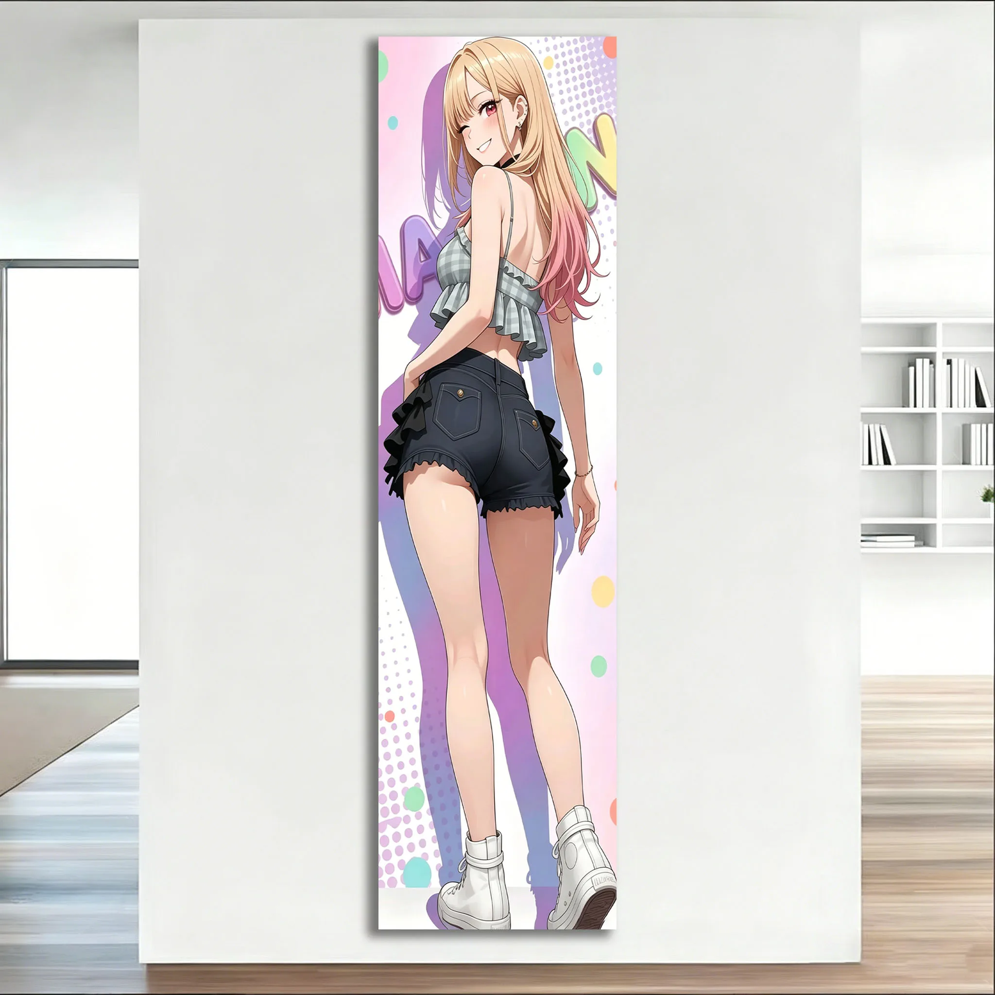 K-Kitagawa Dress Up Tapestry Uniform Outfit Anime Girl Large Tapestry Suitable For Bedroom Dormitory Aesthetic Wall Decorations