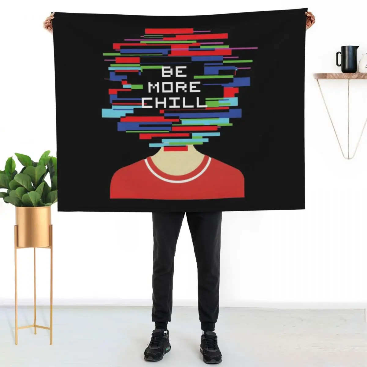 Be More Chill- Official Recording Throw Blanket Luxury Throw Sofa Bed Fashionable Personalized Gift Luxury St Thermal Blankets