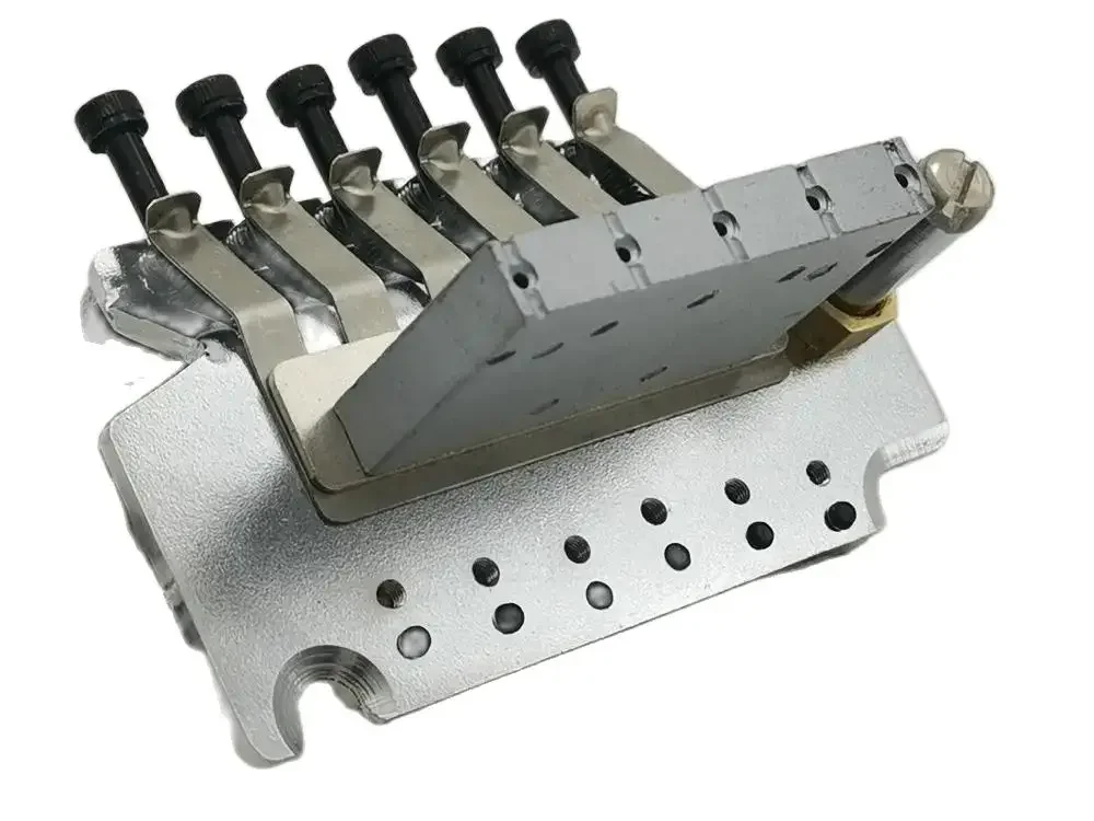 Wilkinson 6-String Electric Guitar Double Locking Tremolo System Bridge Chrome Silver WODL1