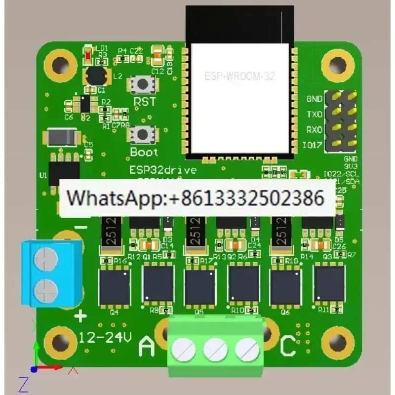 Esp32drive Simplefoc High Power Drive Esp-now Tactile Control Dagor