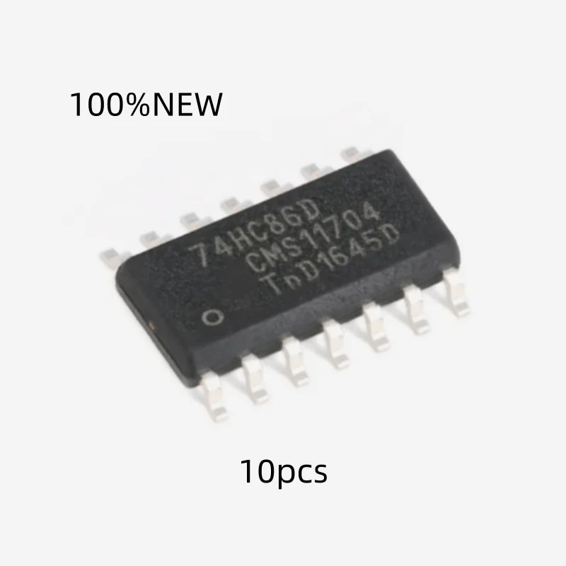 (10 Pieces) Sn 74Hc86D 74Hc00D 74Hc04D 74Hc11D 74Hc21D 74Hc125D 74Hc126D 74Hc164D 74Hc30D D/Dr Sop-14 Smd Chip