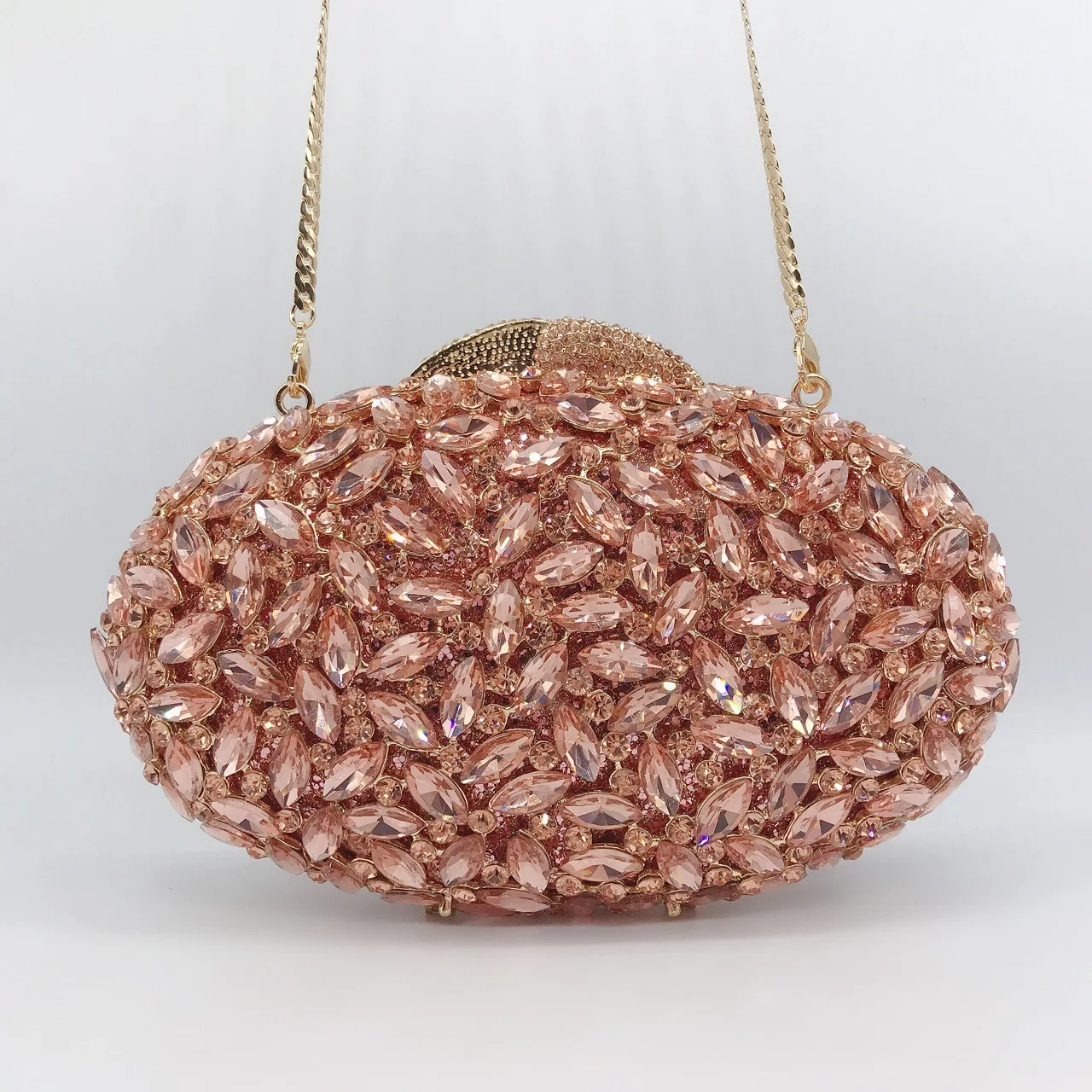 Splendide sac de dîner en métal et diamant pour dames, robe de Banquet pleine de diamants, sac à main en strass, Torebka Wieczorowa