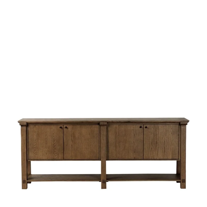 

Modern simple small apartment living room walnut dining side cabinet storage storage cabinet floor