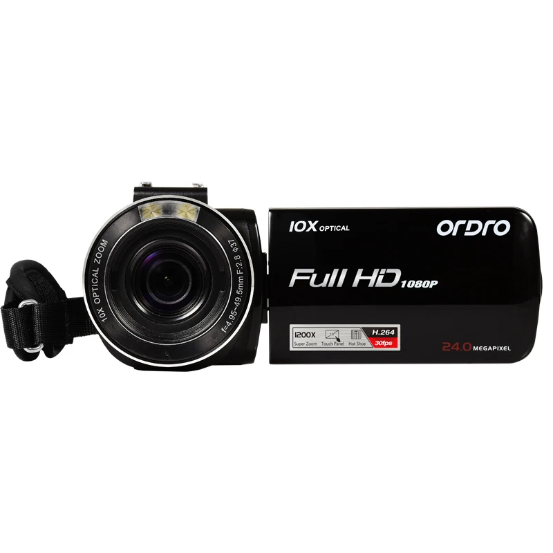 10X Optical Zoom HD DVC Digital Camcorder