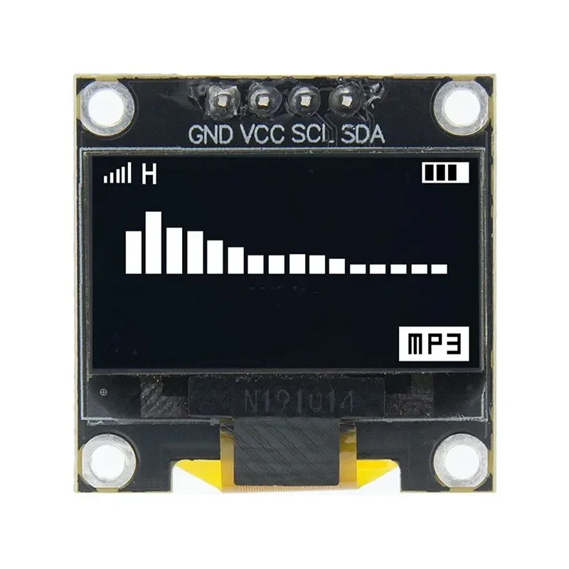 Módulo de pantalla oled IIC Serial para Arduino, placa de pantalla LCD blanca de 0,96 pulgadas, 128X64, I2C, SSD1315, 12864