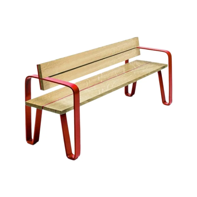 Garden park chair Outdoor preservative wood resting bench, double garden seat