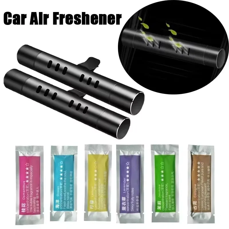 4/5/8 peças Aromatizador de Carro para Saída de Ar, Perfume para Interior Automotivo, Aromatizante para Carro, Estilização, Remove Odores, Acessórios Automotivos com Aroma