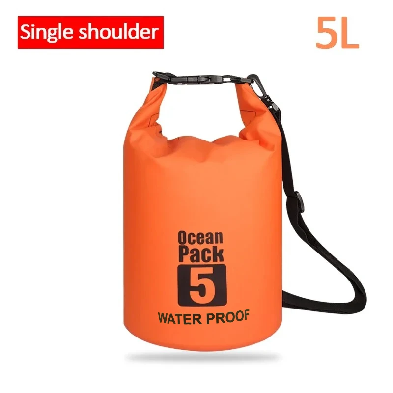 Droge PVC waterdichte tassen voor dames en heren, 2L/5L/10L/20L/30L, outdoor zwememmertassen, raftassen