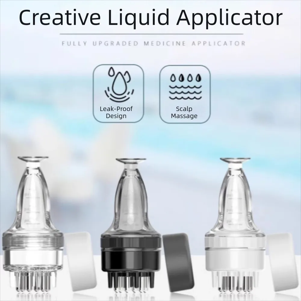 Multi-Function Mini Portable Head Applicator Hair Care Anti-Frizz Hair Firming Applicator Anti-Static Scalp Nourish