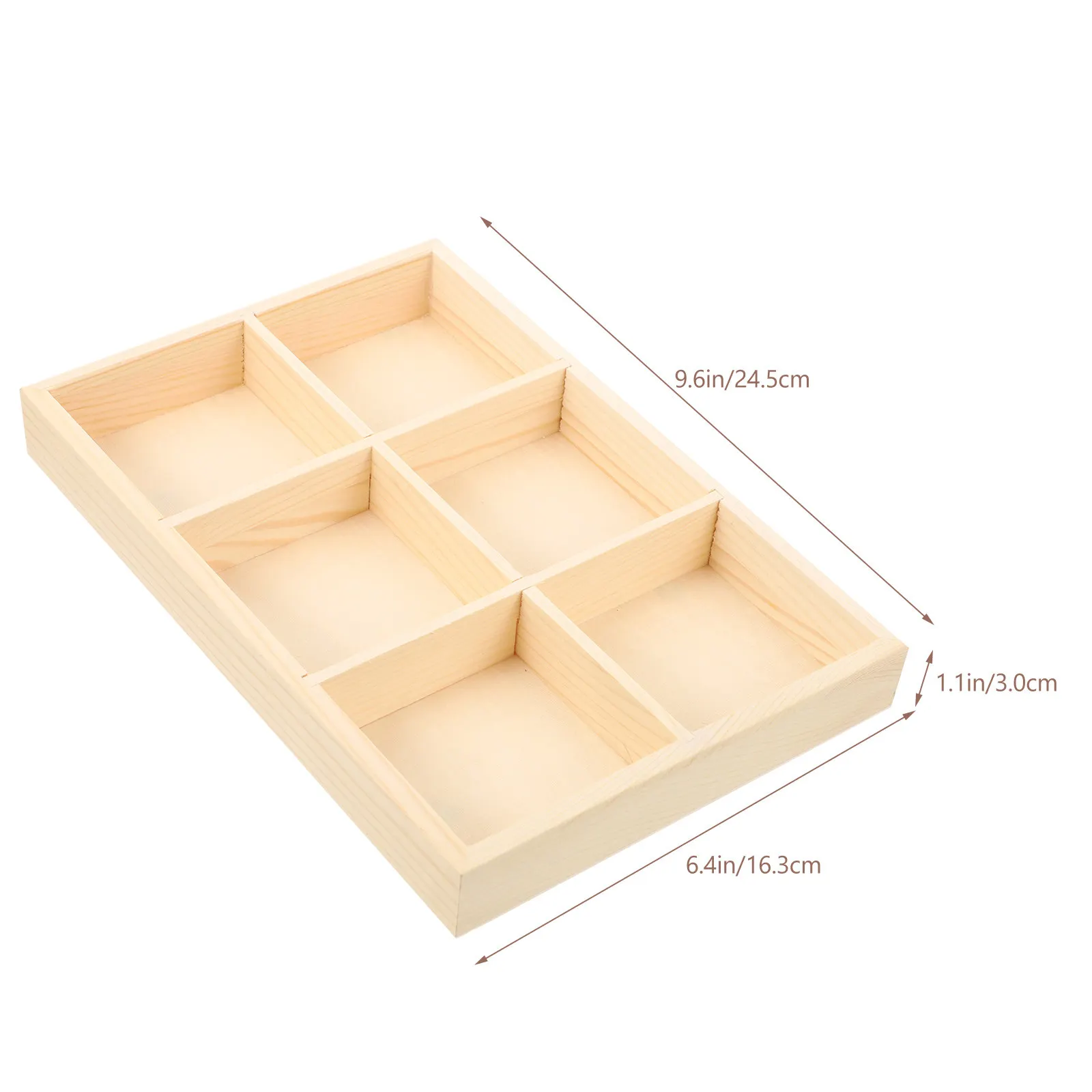 Eco-Friendly Wooden Crayon Holder Multi-Slot Desk Pen Organizer for Students Teachers Crayon Storage Tray Brush Pencil