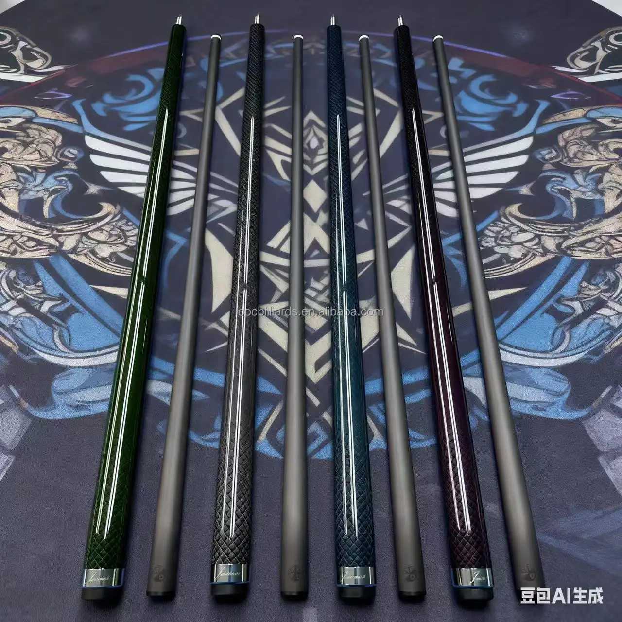 

STLF Good Quality Durable Full Carbon Pool Cue Stick Pure Carbon Snooker Cue with 12.5mm Tip