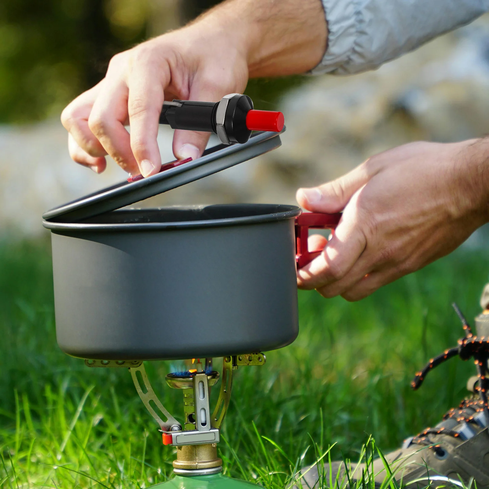 

Piezoelectric Igniter Gas Grill Fireplace Bbq Camping Stove Quick Easy Installation Durable PP Plastic Versatile Use Reliable