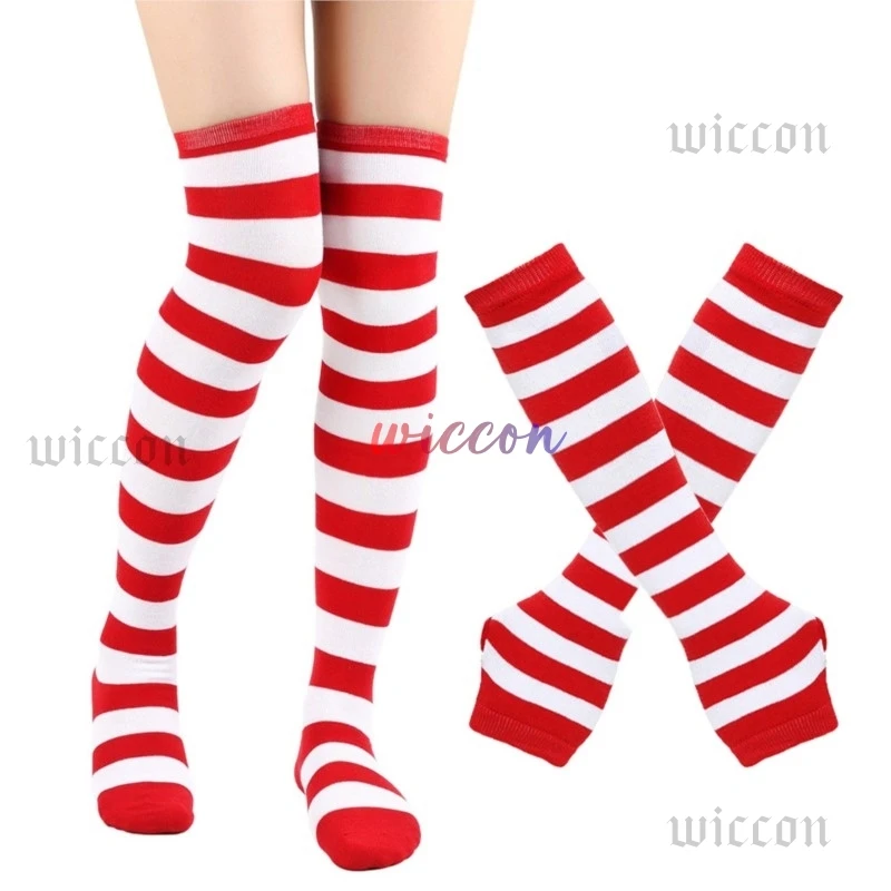 Christmas Velvet Christmas Dress Santa Claus Christmas Costume Xmas Party Santa Claus Socks Cosplay Dress Belt Suit Costume