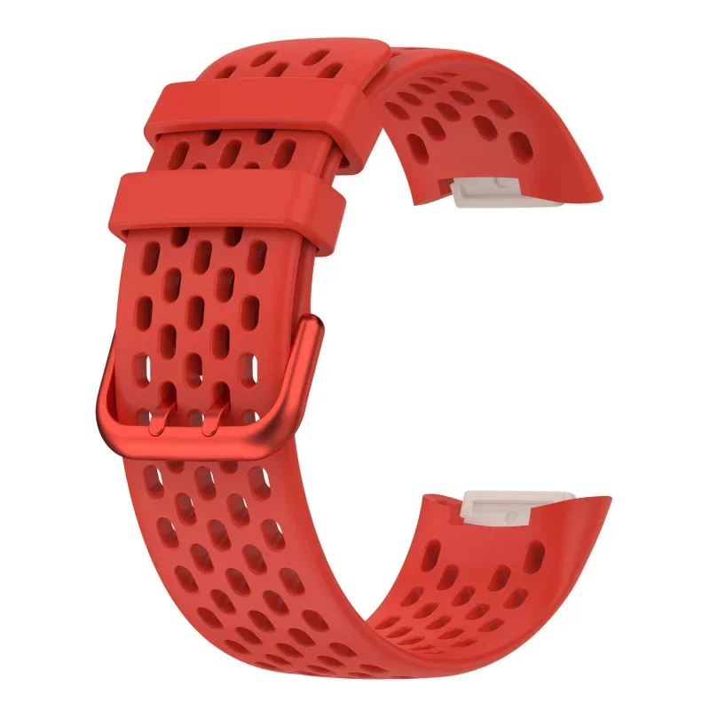Pulseira de relógio para fitbit charge 5 6 relógio inteligente esporte pulseira de silicone para fitbit charge6 5 pulseira de relógio correa