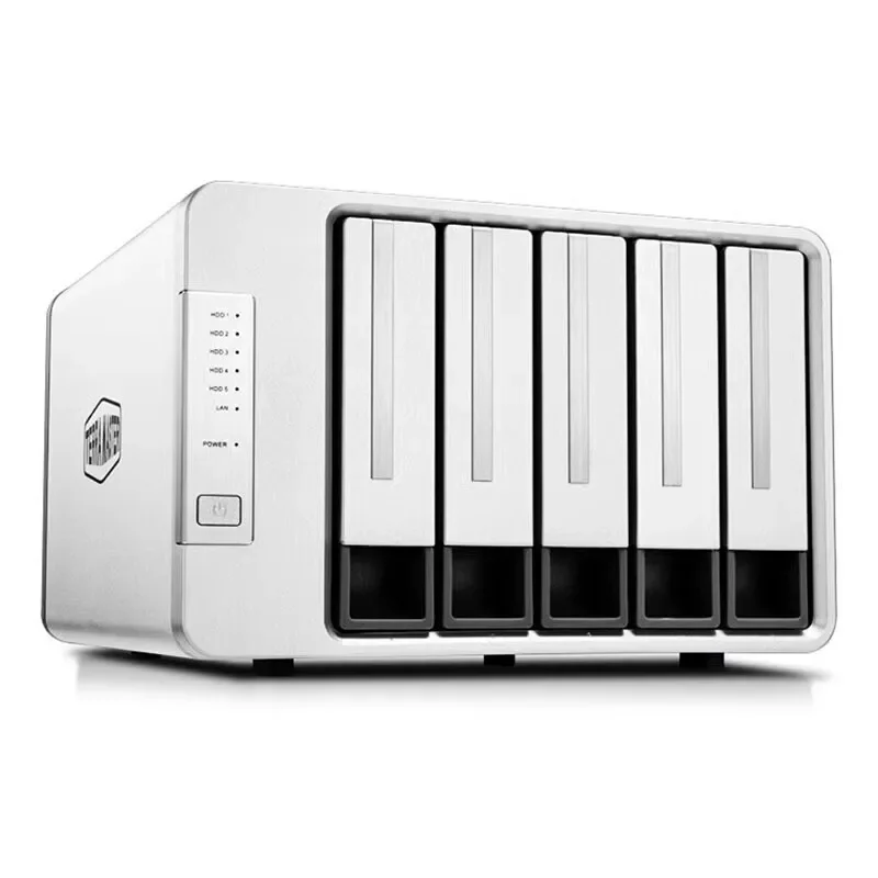 

5 Disk network storage server NAS data backup disk array