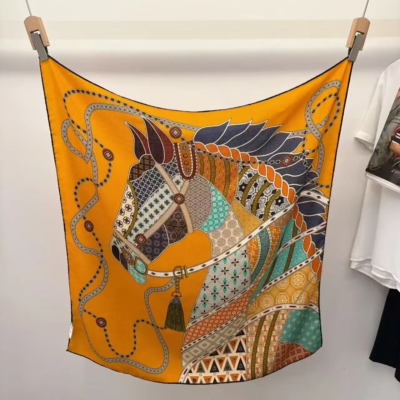 horse-head-90-silk-wool-scarf-women-head-neck-bag-bandannas-winter-accessories-cashmere-scarves-luxury-hand-rolled-edges-shawls
