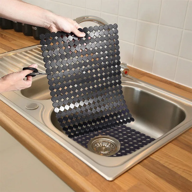 

Kitchen anti slip sink mat sink mat bowls and chopsticks drainage mat 30 * 40cm household kitchen tools