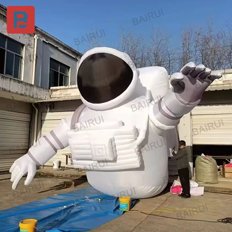 Cute inflatable astronaut with blower, multiple styles of astronauts, suitable for outdoor display decorative props
