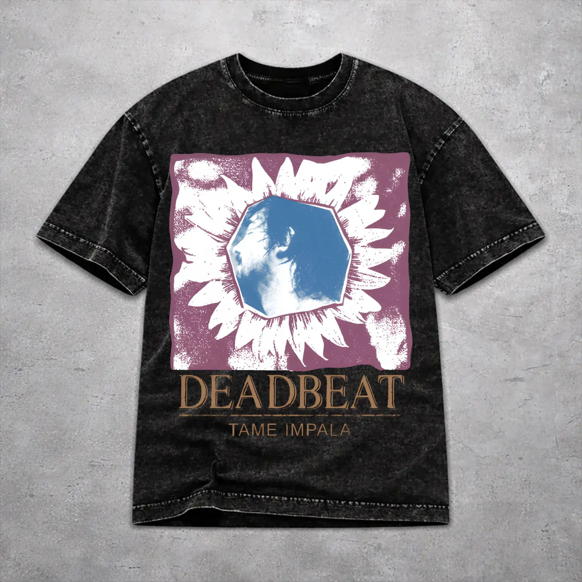 Fashion Men Women Tame Impala Deadbeat Tour 2026 Tee Shirt Washed Style  T Shirts Outfits