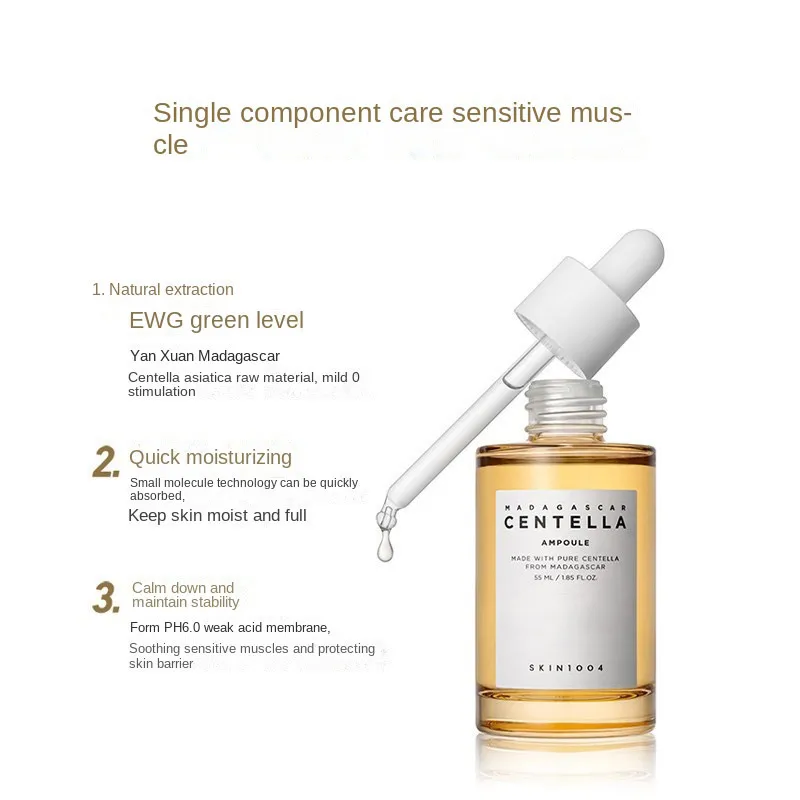 Skin1004 Madagascar Centella Asiatica Extract Facial Essence Repair Huidbarrière Kalmeert Acne En Gevoelige Huid Verstevigt Koreaans