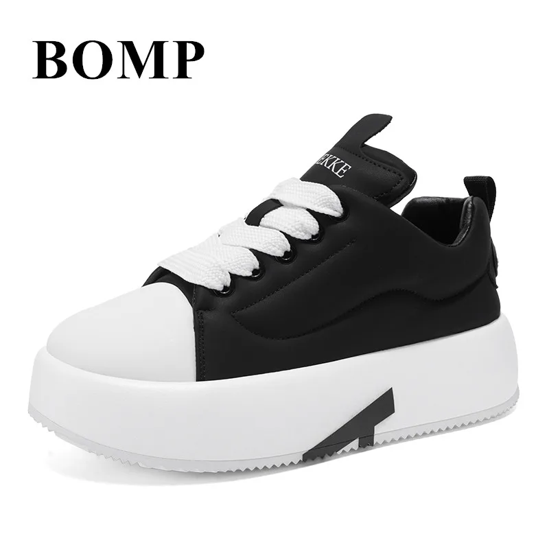 

2025 Spring Men Skateboard Shoes Black Comfort Platform Sneakers Man Lace-Up Anti-Slip Men's Skate Shoes zapatos de skateboard