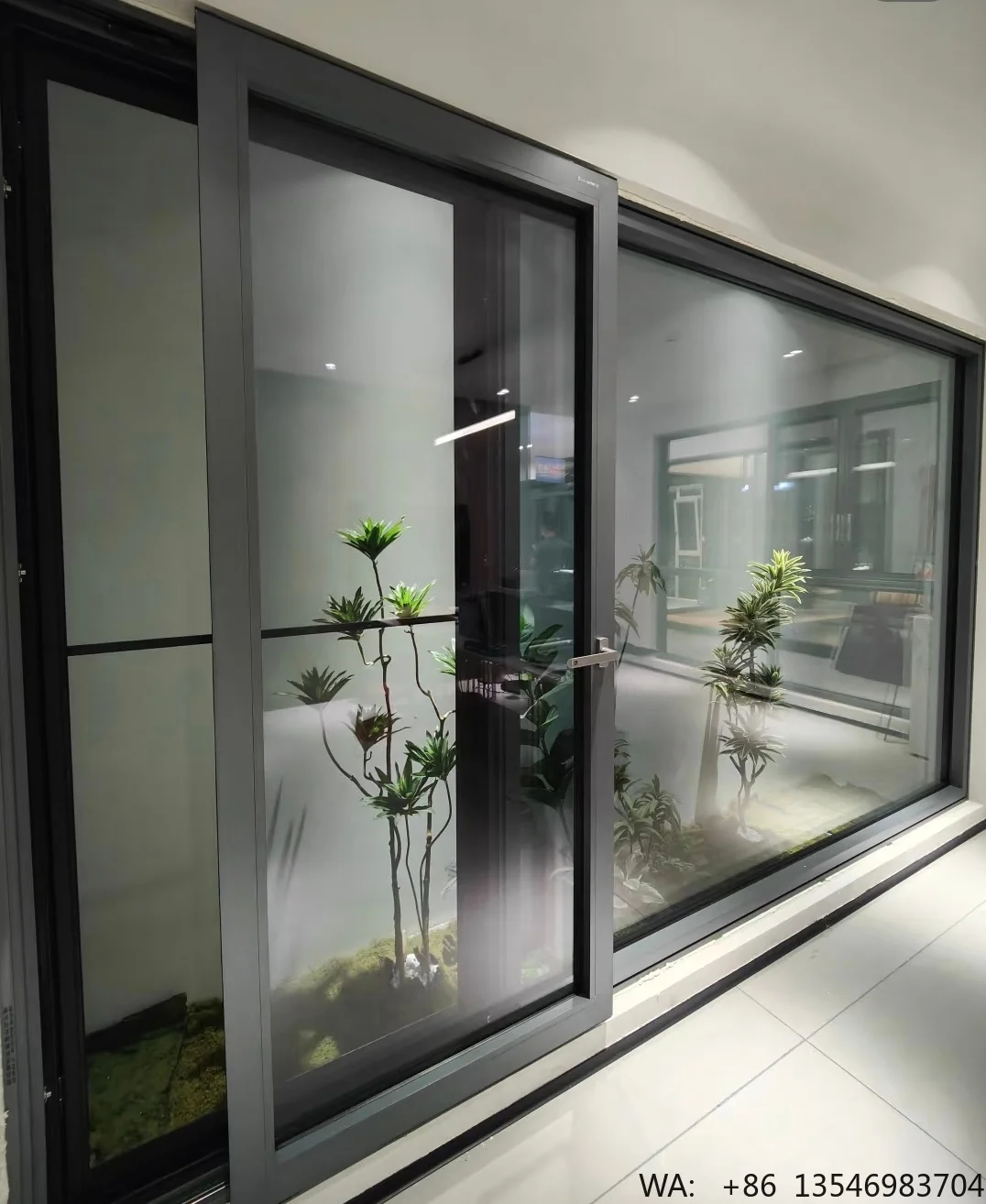 

Modern Thermal Break Double Glazed Aluminum Drift Sliding Window Soundproof Waterproof Residential Door Window