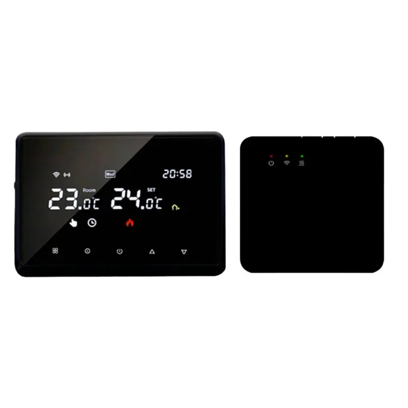 

ABKQ-Smart Wifi Thermostat Tuya RF Wireless Temperature Controller For Gas Boiler Water Heating Work For Alexa Home Automation S