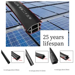 Custom Solar Seal Strip,EPDM Sealing Strip, UV-Resistant,Durable Weatherstrip for Rooftop Solar Panels,Commercial Solar Farms