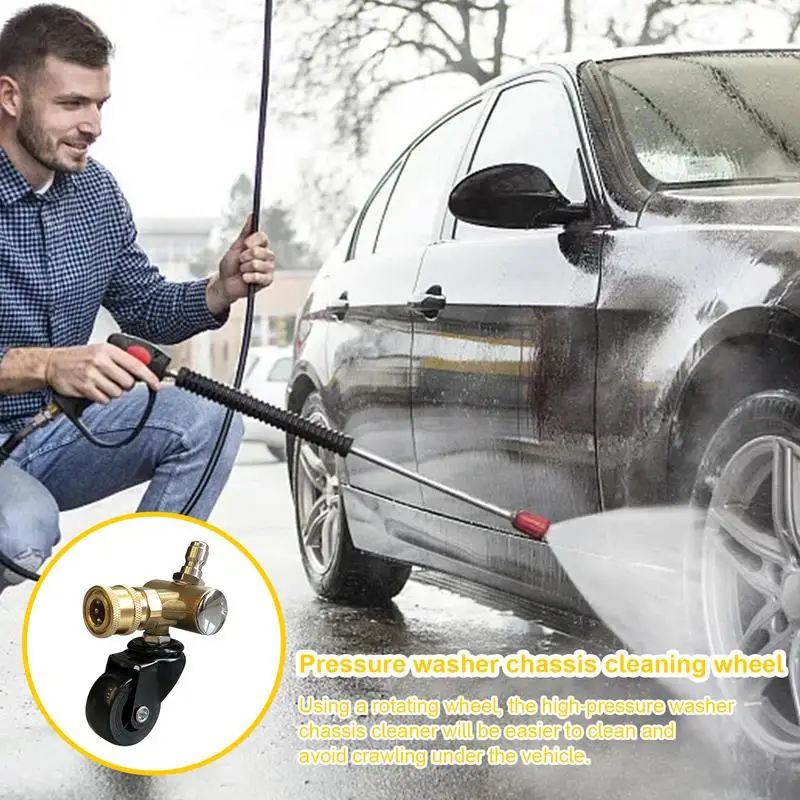 Pressure Washer Pivoting Coupler Chassis Washer Adapter FFor Pressure Cleaning Car Cleaning Tool Connector For Cleaning Road