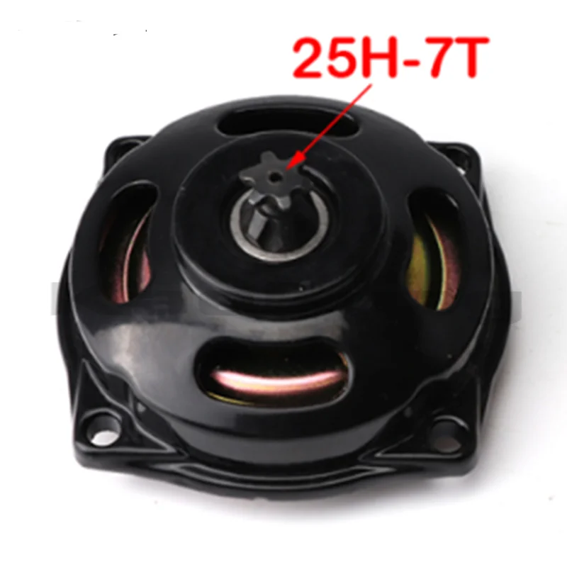 6 Teeth/7Teeth 25H 47CC 49CC Clutch Bell /Drum Housing Gear Box Fit To Mini Moto Pocket Bike Quad ATV Parts