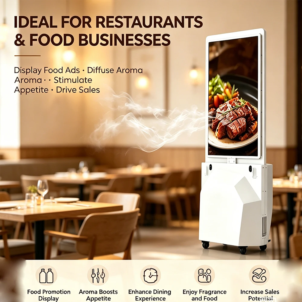 Smart Scent Machine Commercial - Crearoma Advertising Screen Scent Diffuser Commercial