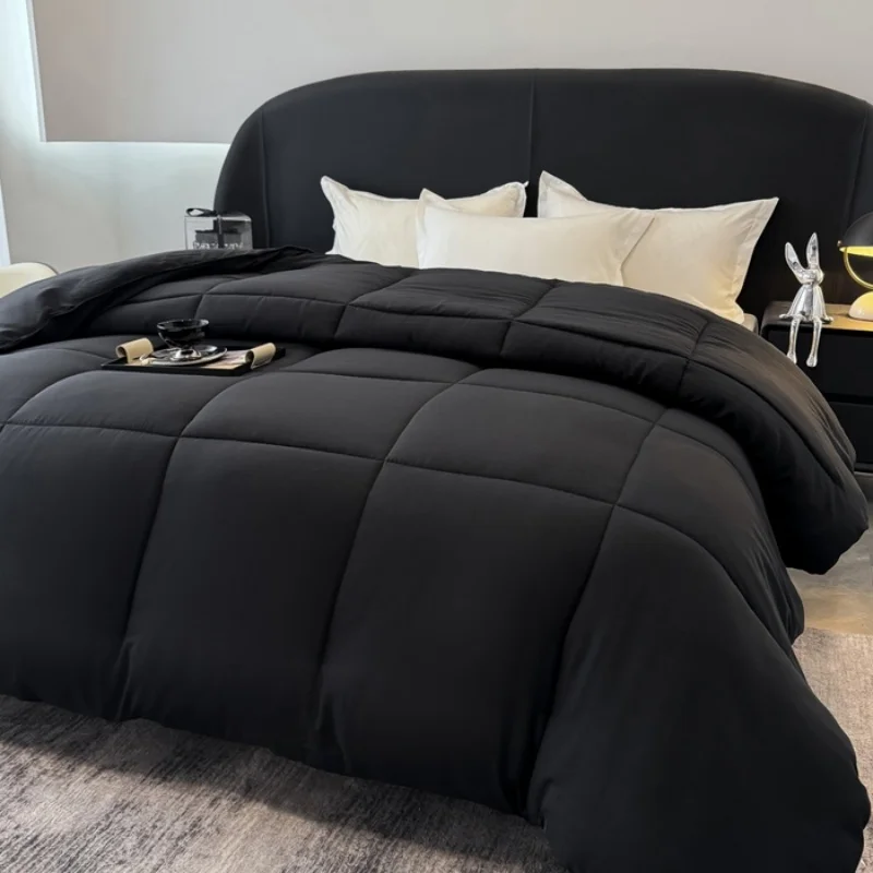 

Твердое легкое стеганое одеяло, американский одиночный королевский размер, удобное мягкое дышащее всесезонное одеяло, Прямая доставка