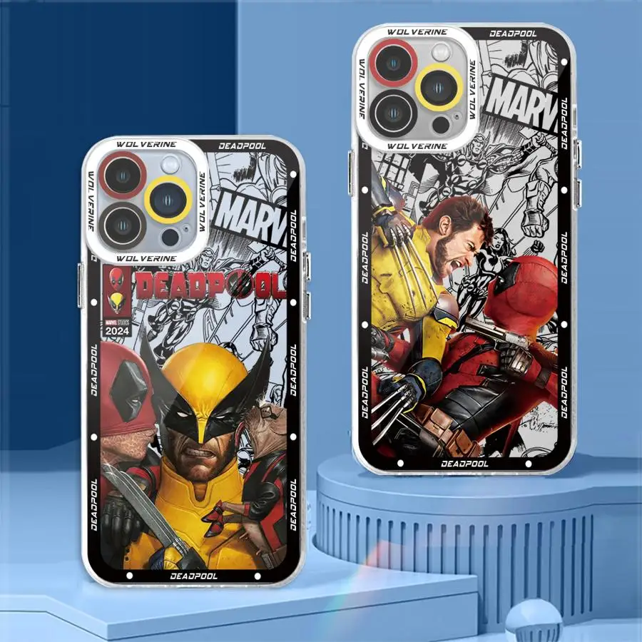 Funda de teléfono de Marvel Deadpool Lobezno, carcasa suave transparente de TPU para Honor X7b, X9b, X8a, X9a, 5G, X8, 90 Lite