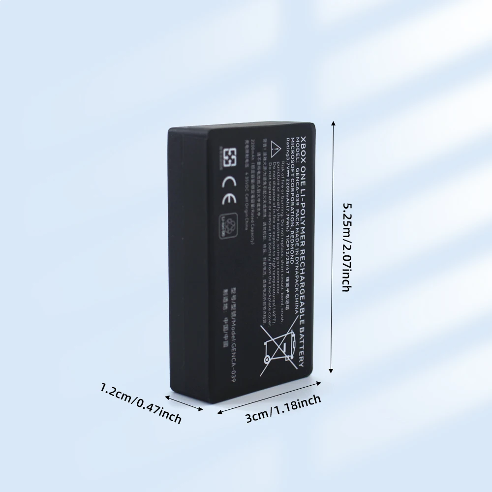 PHOMAX GENCA-039 GENCA 039 3.7V 2050mAh Bateria do kontrolera konsoli do gier Microsoft XBOX Elite 2 Series 1797 — zdjęcie produktu 3