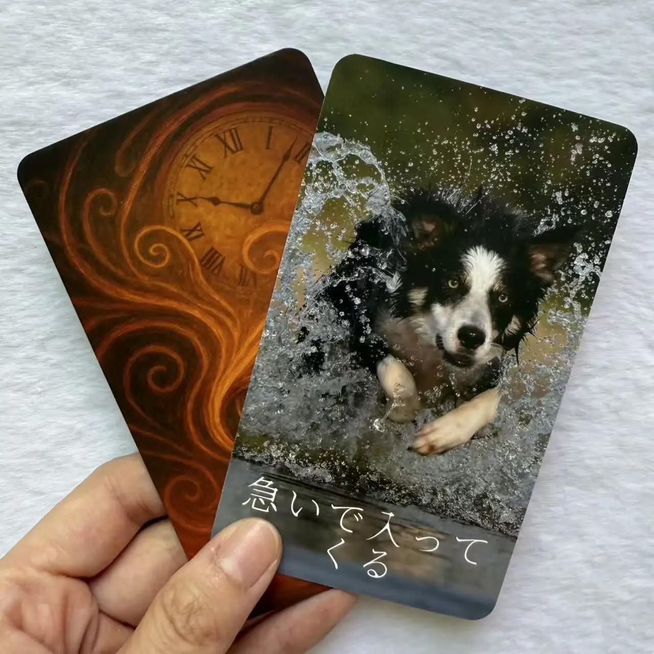 سطح أوراكل الزمني الياباني، 54 بطاقة ذات طابع زمني للاكتشاف الذاتي والعرافة والتنبؤ والتوجيه الروحي، 12 × 7 سم