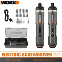Worx-4V WX240/WX242 Electric Screwdriver Set, Portable Smart Wireless Electric Screwdriver, Home Repair Electric Tool