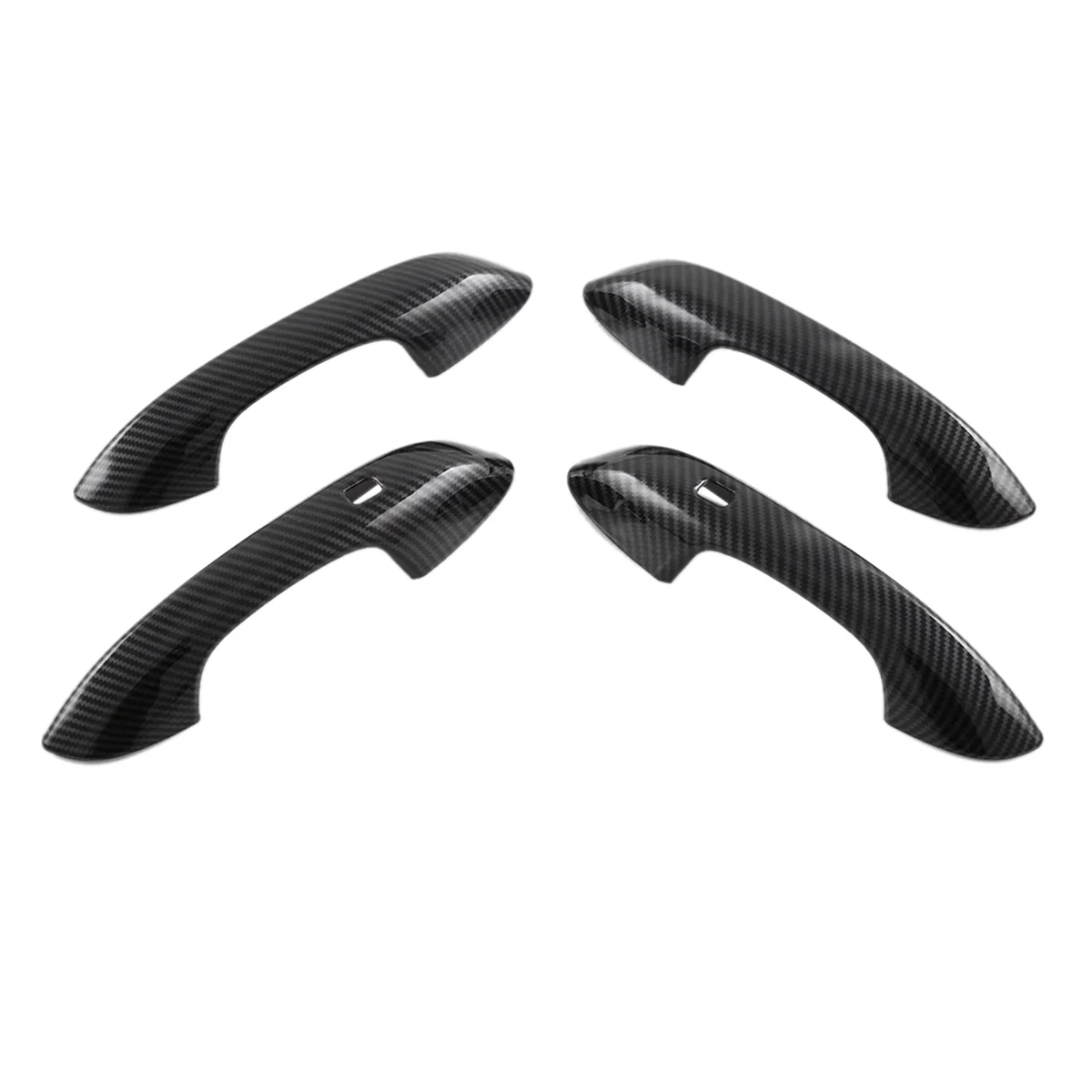 

Car Outside Exterior Door Handle Cover Trim Protective Carbon Fiber Look for TANG