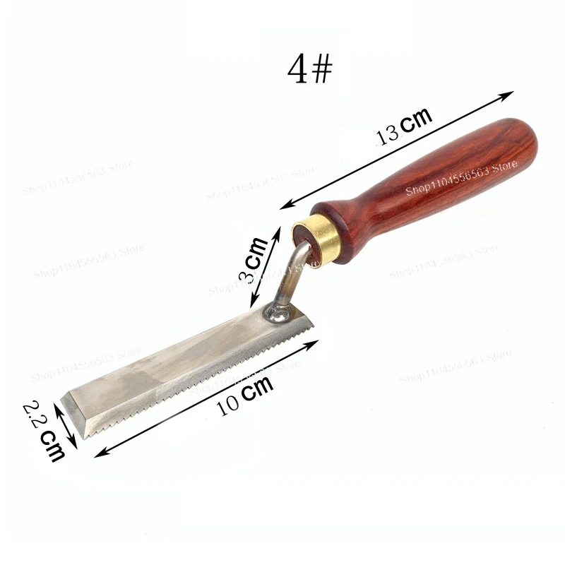 W4 float Steel Single Grain Woodworking File Sandalwood Handle