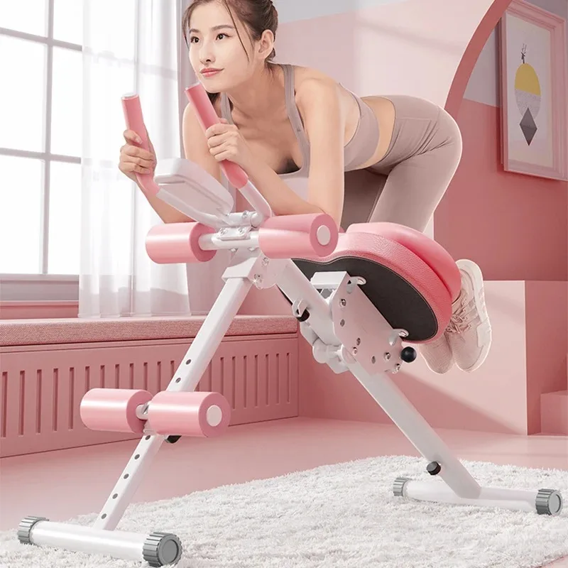 Home Abdominal Rolling Machine Sit-ups Pull Rope Exercise Abdominal Trainer Beautiful Waist and Hip Lift Equipment