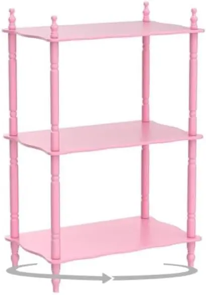 Scaffale per mobili Frenchi, rosa