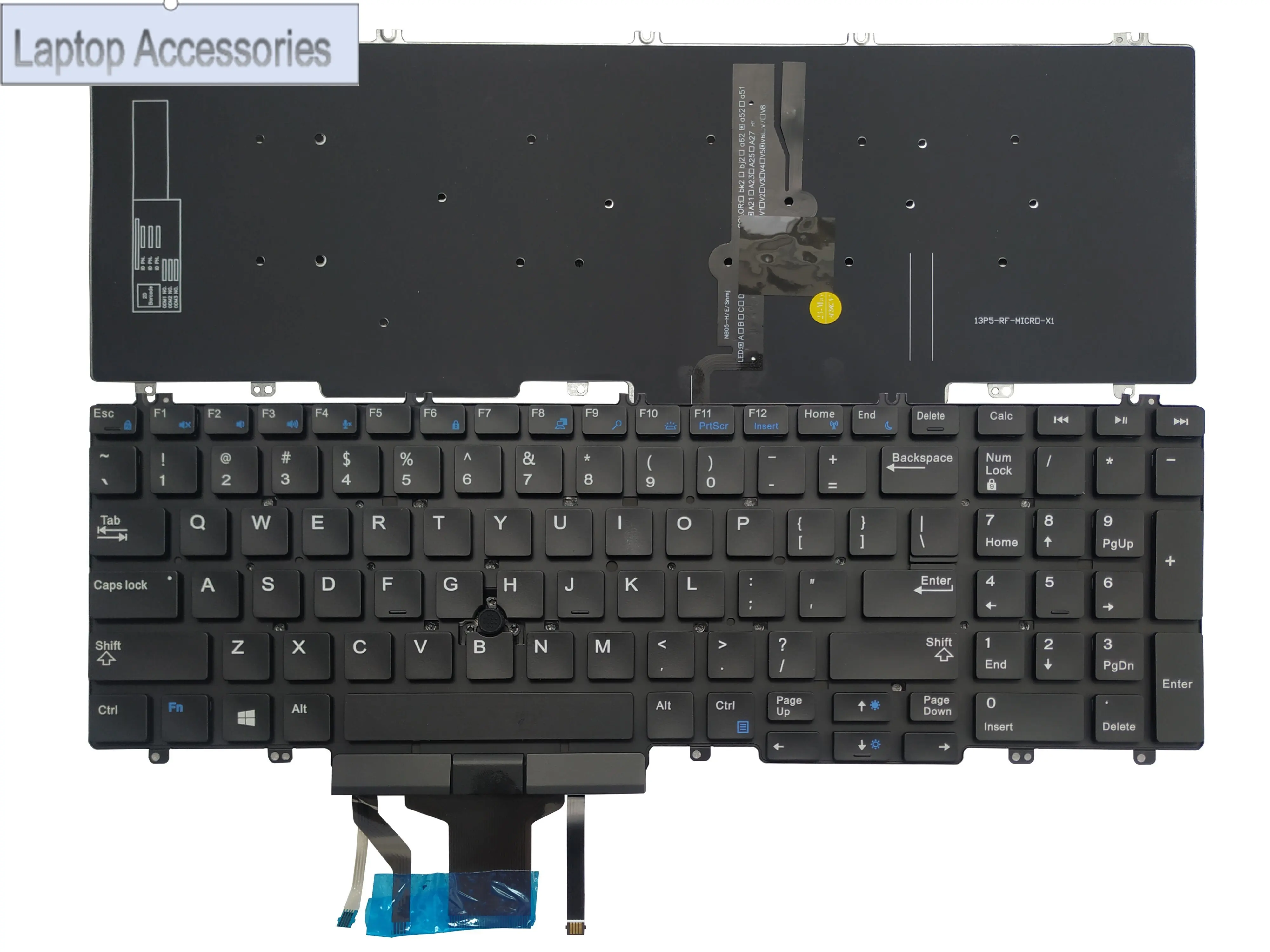 New US Keyboard For Dell Precision 7530 7540 7730 7740 With Mouse Stick 00NMVF PK1326J3A00