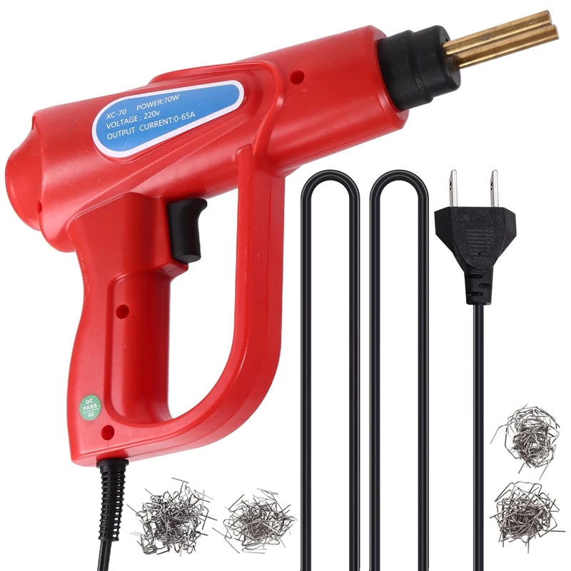 

AA01-70W Горячий степлер, сварочный аппарат для пластика, 4 типа скоб, сварочный ремонтный аппарат, комплект для ремонта автомобильного бампера