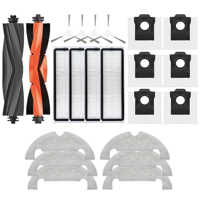 

A61I Robot Vacuum Accessories For Dreame D10 Plus Gen 2 RLD32GD- Main Side Brush Hepa Filter Mop Cloth Dust Bag Spare Parts