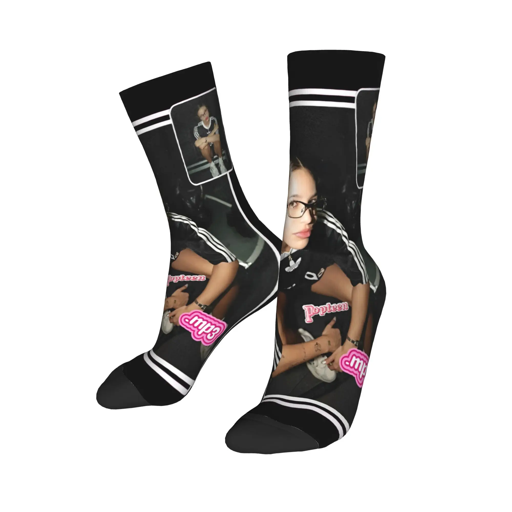 المغني إميليا Mernes MP3 جولة 2025 الجوارب الشتاء جوارب العصرية الكبار الرجال الجوارب الناعمة الدافئة المطبوعة تسلق المضادة للانزلاق الجوارب #3