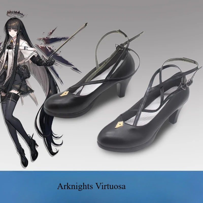 2026-arknights-virtuosa-scarpe-cosplay-stivali-accessorio-per-costume-di-halloween