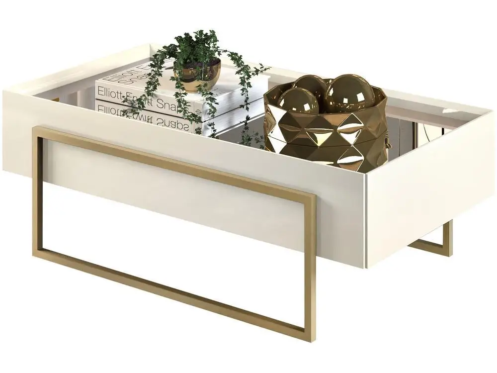 Mesa de Centro Pilar DJ Móveis