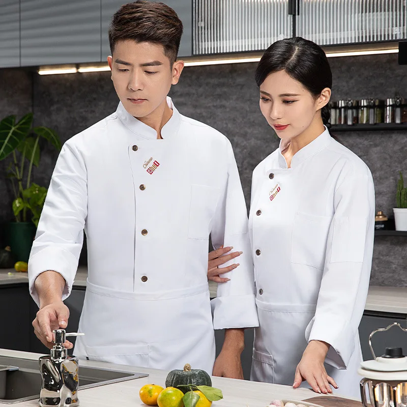 夏用メンズ半袖シェフユニフォームメッシュ通気性ホテルキッチンコートレストランフルセット作業服