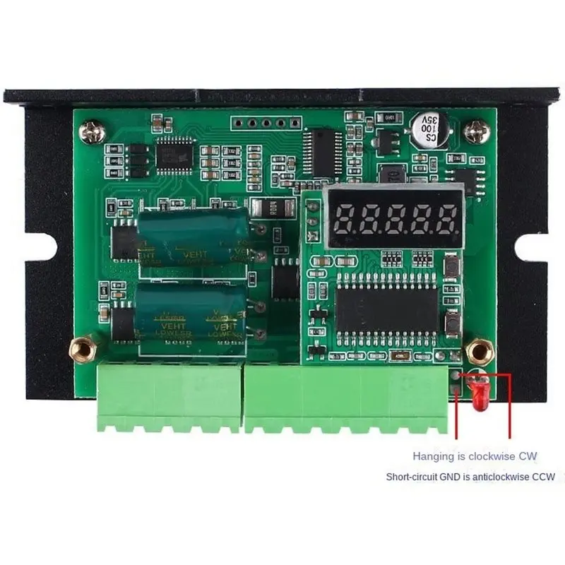 B04B-BLDC 3 Phase Brushless No Hall Motor Drive Board 12-75V 20A 1500W Motor Control Board PWM Governor With Revolution Meter